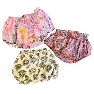 Pink Chicken & Smockingbird x India Amory Bloomer Bundle 12-24 months